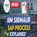 IIM Sirmaur SAP Process for MBA Admissions